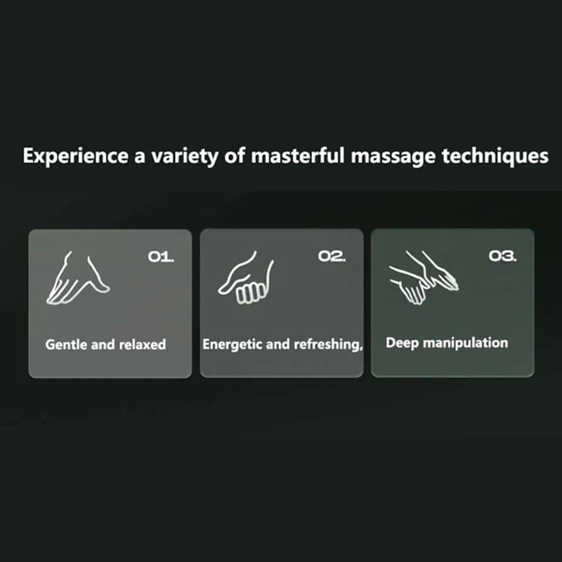 VIVONeck Shoulder Massage 3-Level Bionic Finger Portable Wireless Multiple Modes Electric Back Traction Muscle Relax Neck Pillow