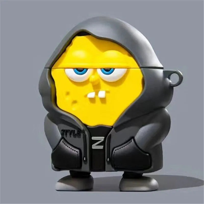 Cute Cartoon Earphone Cases For Apple Airpods 4/1/2/3 Silicone Protector For Airpods Pro 2 Funda Headphone