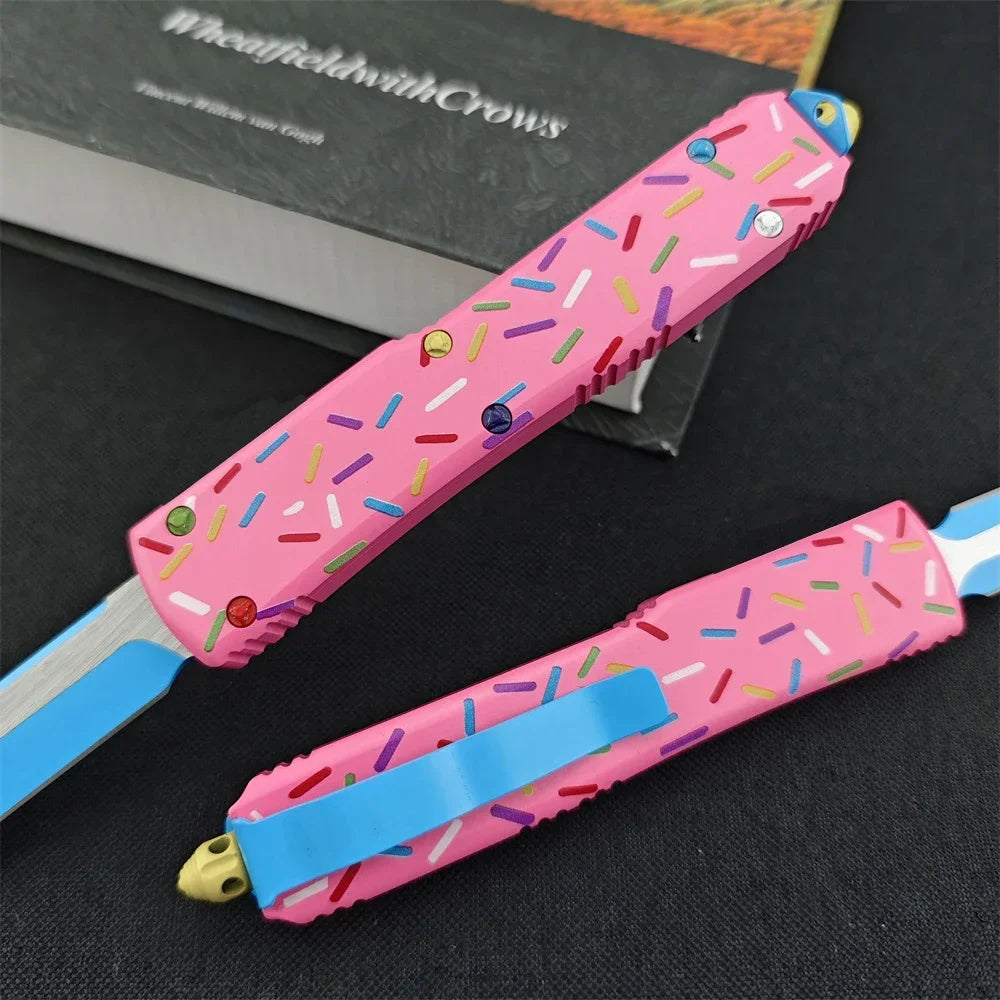 UT85 Outdoor Multi-function Pocket Knife D2 Blade T6 Aluminum Handle Practical Camping Durable Hiking Survival Hunting EDC Tool