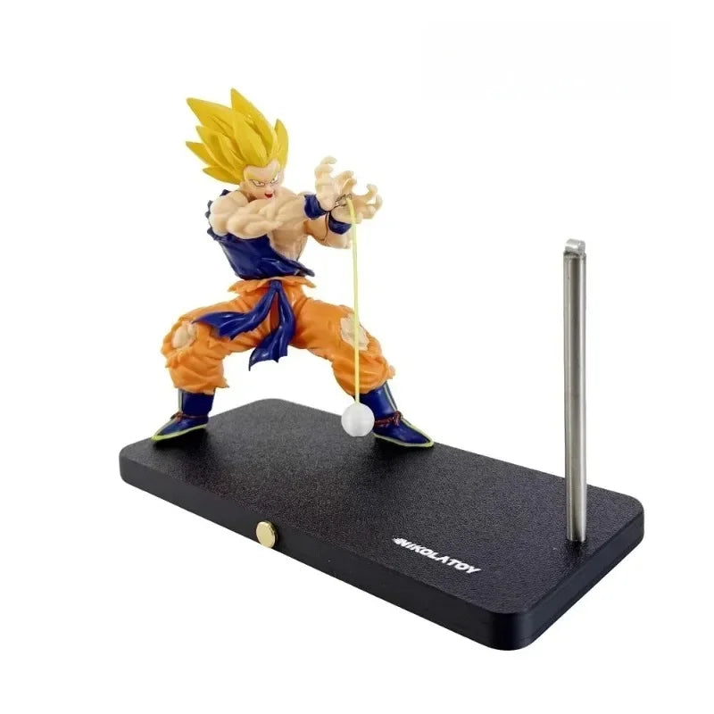 Dragon Ball Super Saiyan Son Goku Chaozu Figure Dynamic Wave Kamehameha Wave Night Light Decoration Ornament Toys