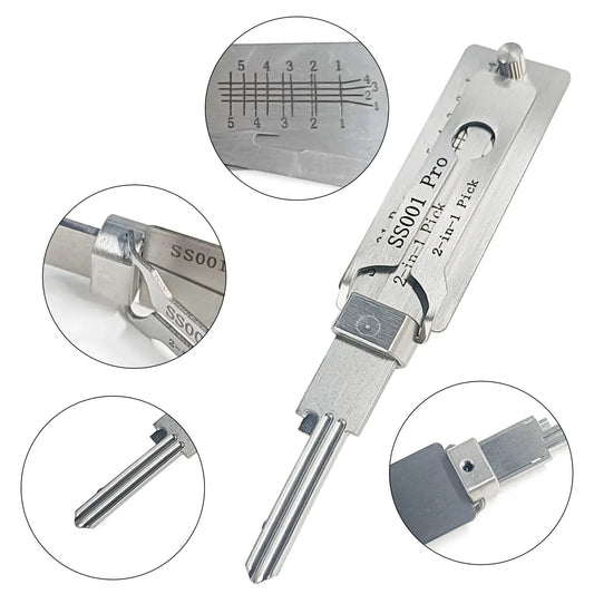 Lockpicking Lock Decoder O-ring Pickup Kit Pick Locksmith Tool Key Decoder Precision Hook Door Maintenance Repair Tool