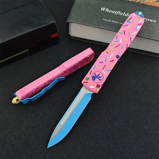 UT85 Outdoor Multi-function Pocket Knife D2 Blade T6 Aluminum Handle Practical Camping Durable Hiking Survival Hunting EDC Tool
