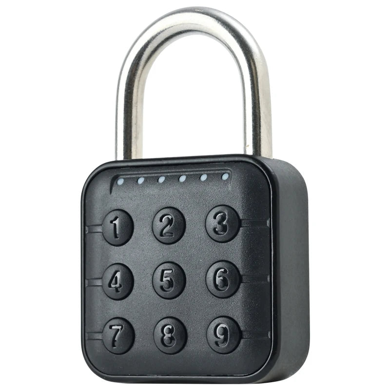 Keyless Fingerprint Lock with Tuya APP Smart Padlock Waterproof Door Lock 0.2sec Unlock Portable Anti-theft Padlock for Offices