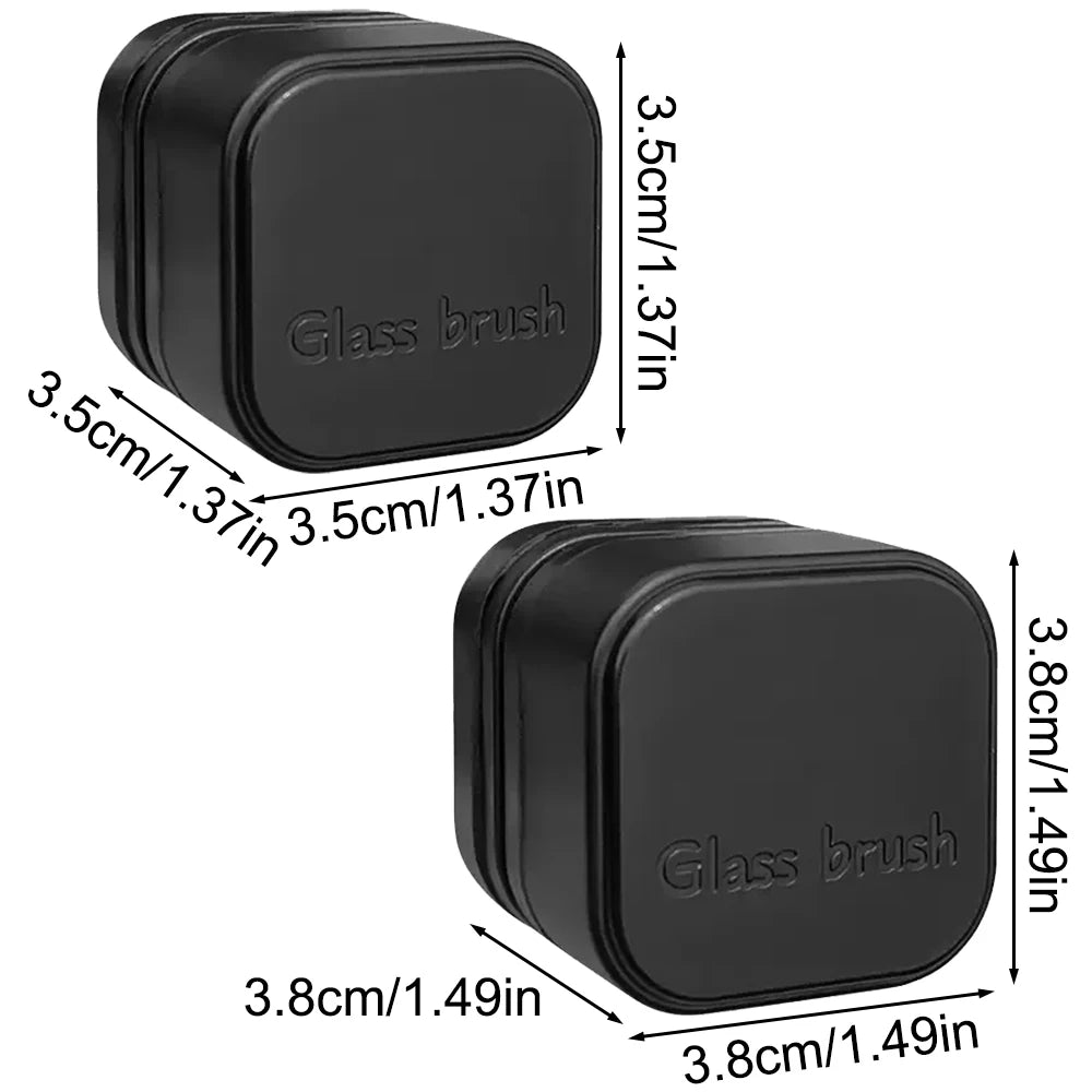 1pc Magnetic Aquarium Glass Cleaner Brush, Mini Square Plastic Algae Scraper for Fish Tank Maintenance Suitable for Various Fish