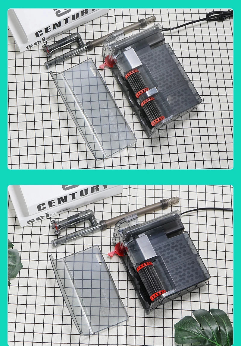 Aquarium Fish Tank Filter 3 in 1 Water Purification Circulation Pump Small Pump Silent Aeration Fish Tank Cleaning Tools