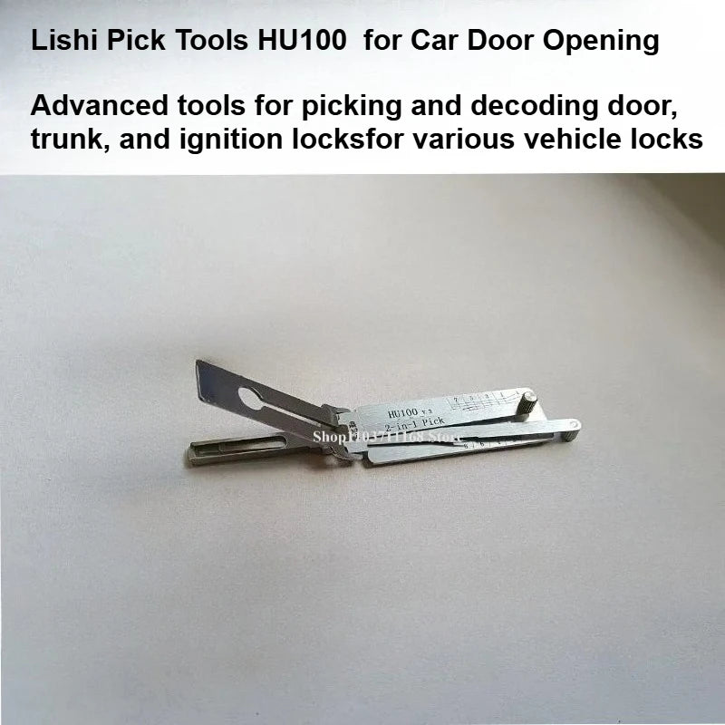Lishi 2 in1 HU100 Locksmith Tools Car Key Lock Picking Decoder and Pick Ganzua FOR BUICK+CADILLAC+CHEVROLET USA+VAUXHALL / OPEL