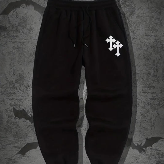 Harajuku hip-hop pants Printed Pattern Slim Men Y2K Gothic Leisure Fashion Sports Street Wear Couple Sweatpants