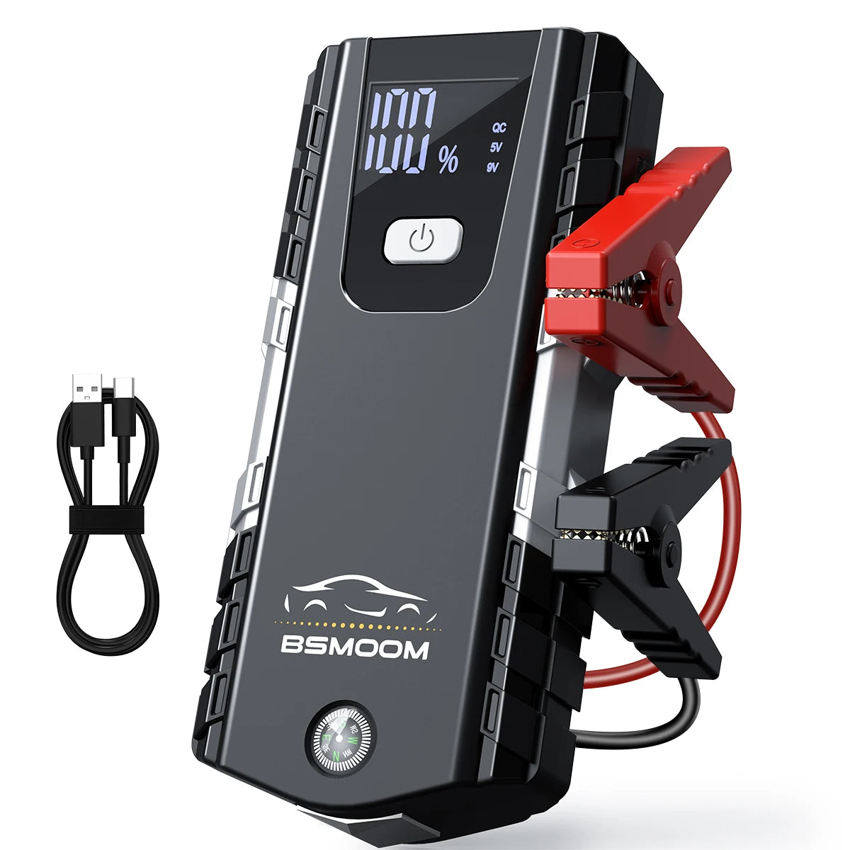 12V Portable Car Jump Starter Automatic Battery Booster Charger