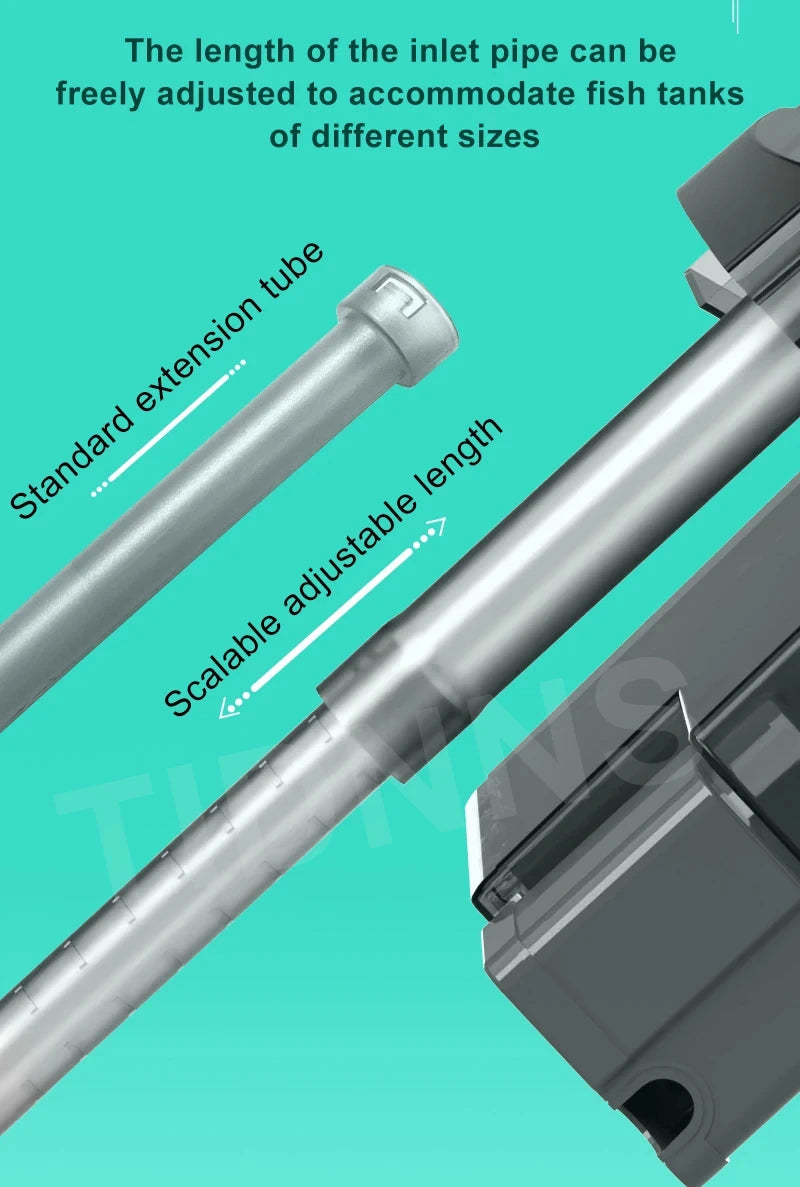 Aquarium Fish Tank Filter 3 in 1 Water Purification Circulation Pump Small Pump Silent Aeration Fish Tank Cleaning Tools