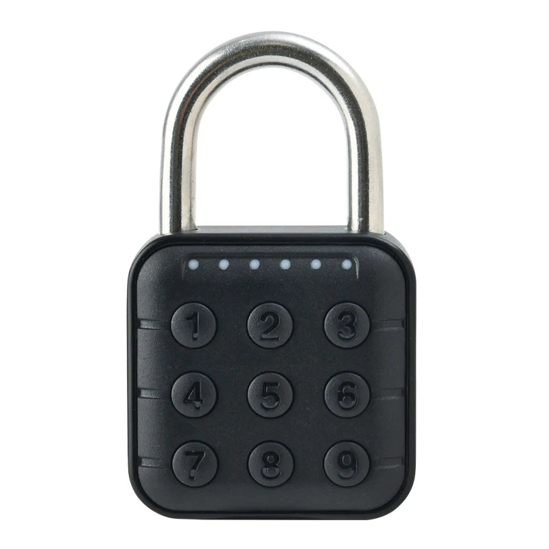 Keyless Fingerprint Lock with Tuya APP Smart Padlock Waterproof Door Lock 0.2sec Unlock Portable Anti-theft Padlock for Offices